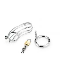 Stylish Cock Cage with Cockring 40 mm