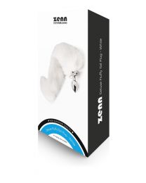 Deluxe Fluffy Tail Plug - White