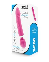 Realistic Double Fun Vibrator