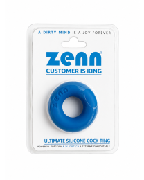 Premium Silicone Cock Ring - Blue